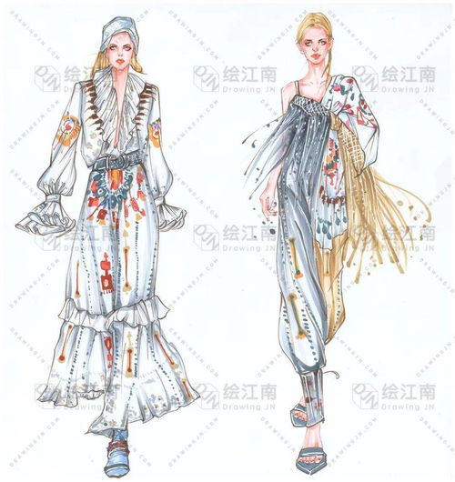 前輩足跡 繪江南——2020學年服裝設計手繪作業(yè)展，探索產(chǎn)品設計的詩意棲居